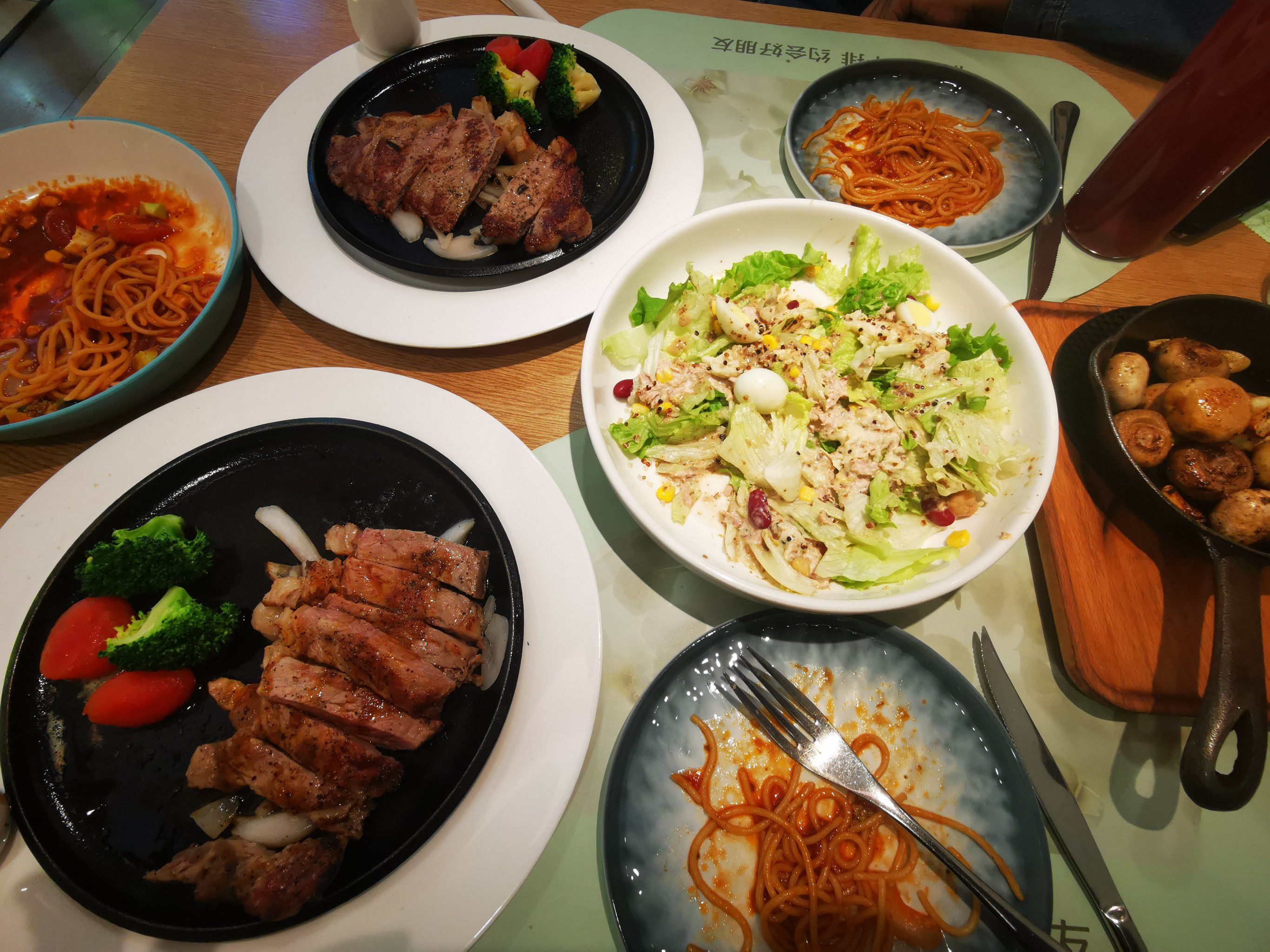 摩天活力城的牛排