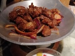 蒜香蜜汁排骨-绿茶餐厅(昌平悦荟店)