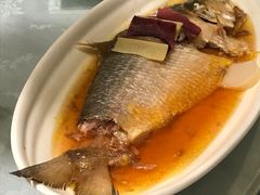 鸡油花雕蒸鲥鱼-和记小菜(东方店)
