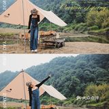 成都周边｜彭州玩水小众露营地⛺️酷girl穿搭