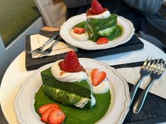 抹茶提拉米苏-luutosa  cafe & tea 鹿兔山