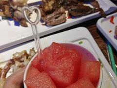 西瓜-三个蒙古大叔羊肉串(大宁店)