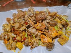 -东来菜馆•手抓海鲜家常菜•海鲜锅贴(鸽子窝店)