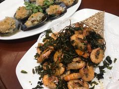茶叶焗红须虾-万山楼海鲜酒家·二十三年老字号