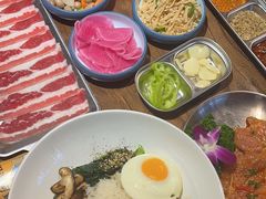 -明洞阿姨·韩式酱蟹烤肉·创意料理(三元桥店)