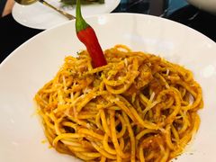辣味大虾海鲜意面-1981牛排西餐厅(海信店)