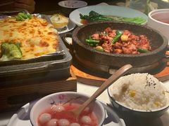 酱爆石锅蛙-绿茶餐厅(蓝色港湾店)