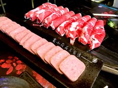 午餐肉和A眼肉-王家渡火锅(金宝汇店)
