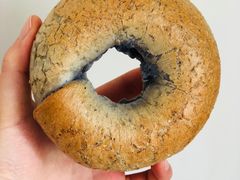 星空蝶豆花烤地瓜贝果面包-啊噗吐呦现场烘焙(麦凯乐店)