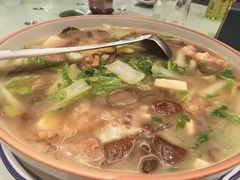 小菜烩滑肉-老院子饭店·鲁菜·海鲜·家常菜