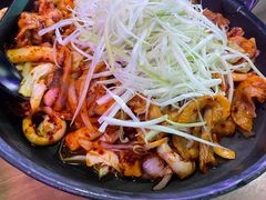 招牌辣鱿鱼五花肉煲-HOTISLAND海鸡岛·韩国料理(江南西店)
