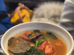 浓香番茄牛肉面-咬不得高祖生煎·简餐(高银街店)