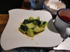 蒜泥青瓜-探鱼·鲜青椒爽麻烤鱼(天河优托邦店)