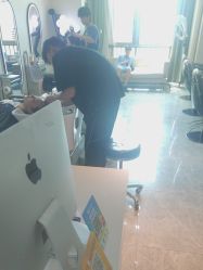 -米娜造型蛋白烫发