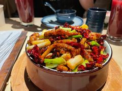 宫爆板筋-山石榴·贵州菜(丰盛里店)