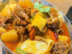 大盘鸡自带皮带面-贯贯吉·清真餐厅(浙江中路店)