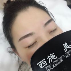 -西施无菌半永久纹绣眉眼影唇轻增发纹发际线