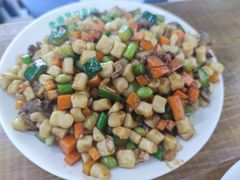 牛肉炒疙瘩（盘）-老磁器口豆汁店(马家堡店)