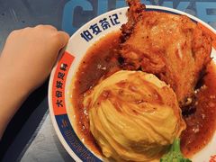 滑蛋生炸鸡肶饭-伯友茶记(中华广场店)