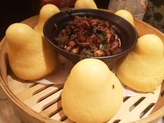 窝窝头配外婆菜-绿茶餐厅(昌平悦荟店)