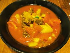番茄土豆牛腩盖浇饭-日出青木·杭帮菜名店