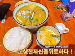 绿咖喱+单人米饭+芒果糯米饭-我的甜·泰国餐厅