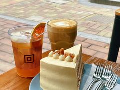 焦糖海盐奶油蛋糕-来回·咖啡(天河南店)