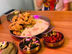 炸鸡配奶油年糕-HOTISLAND海鸡岛·韩国料理(江南西店)