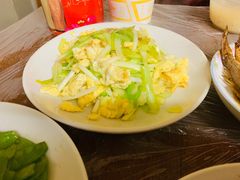 韭黄炒鸡蛋-蓝精灵饺子店