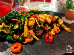 脆瓜炒猪颈肉-花溪雨·森林餐厅(石基店)