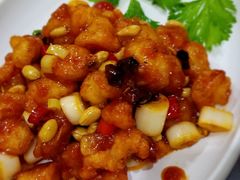 宫爆大虾肉-忠顺斋易州印象烤鸭店(东关新村店)
