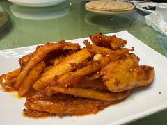 煎沙参-百年石锅饭(阿里郎美食街店)