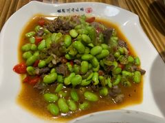 毛豆炒牛肉-小口味