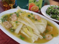 鲜虾扒白菜-玉华台饭庄(裕中西里小区店)