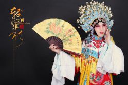 -后宫·古装汉服京剧儿童亲子全家福摄影