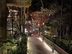 -天门沟九州驿站树上汤泉