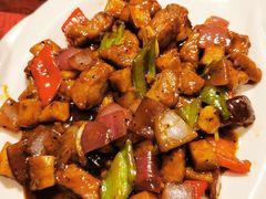 黑椒牛肉粒-万柳阁小馆·花园餐厅(龙潭湖店)