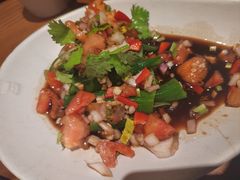 番茄酸辣秋葵-云海肴·汽锅鸡·云南菜(天山百盛优客店)