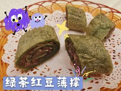 绿茶红豆薄撑-顺德人家食府(黄金广场店)