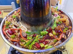 -炕锅羊肉土火锅面片大王