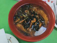 雪菜肉丝汤面-胜利茶餐室