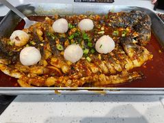 荔枝香辣清江鱼-鱼酷活鱼烤鱼(中联广场店)