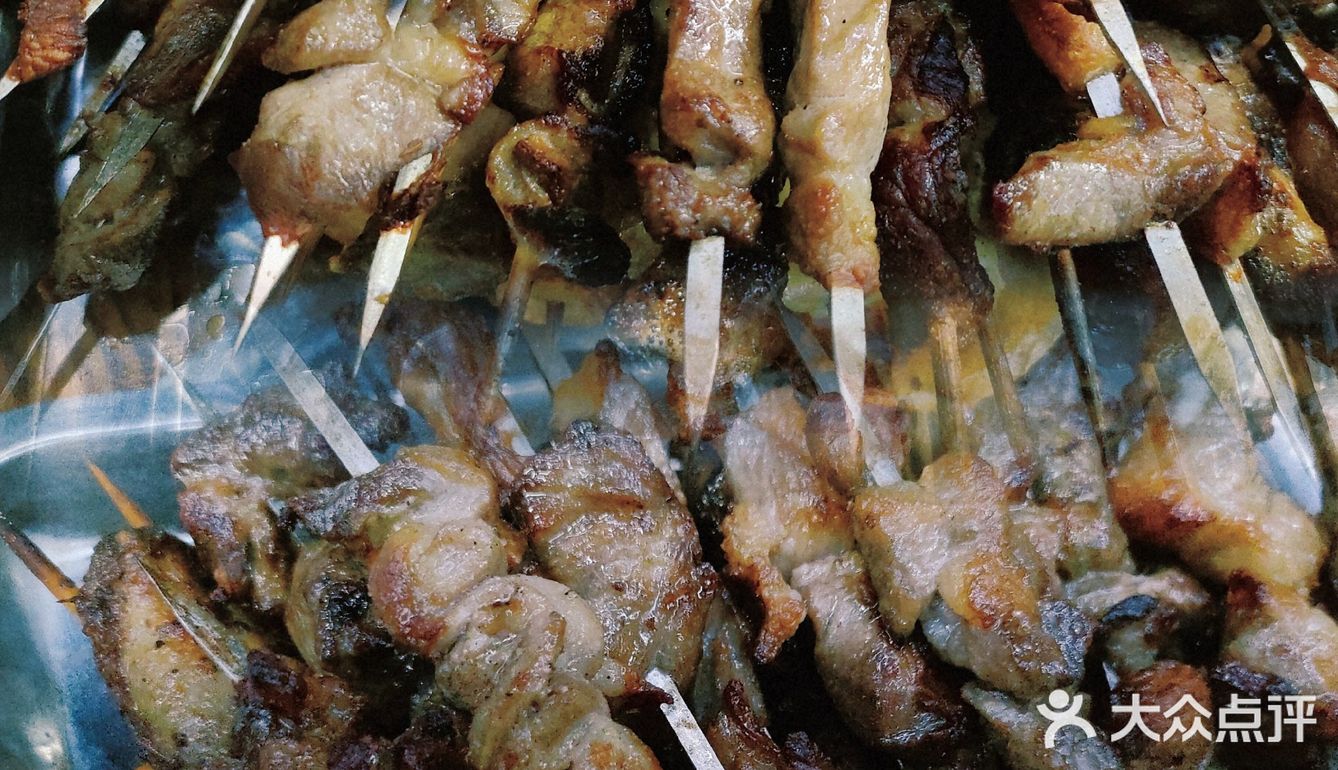 烤肉串的诱惑味道