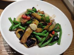 茄子豇豆-鸡毛店·川菜(双楠店)