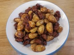 黑蒜子牛肉粒-陈傻子餐厅(世纪都会店)