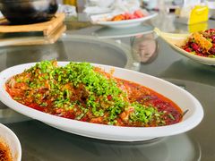 红烧雅鱼-洪平血旺椒麻鸡雅鱼饭店(熊猫大道店)