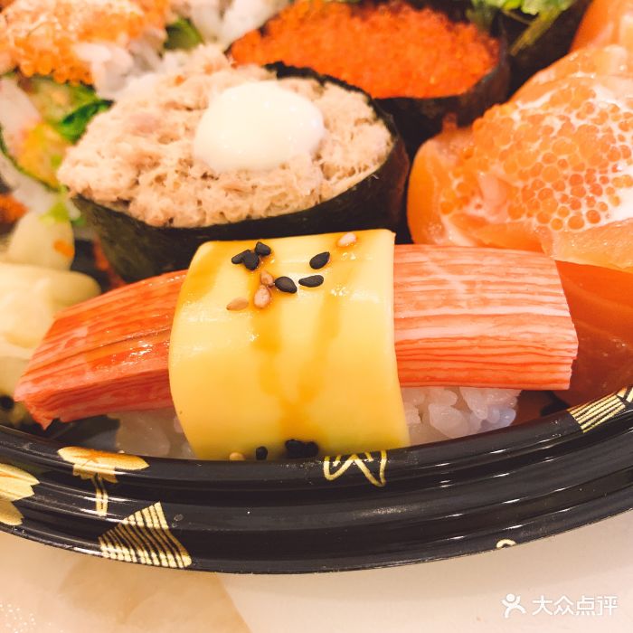 河风精致寿司芝士蟹棒图片