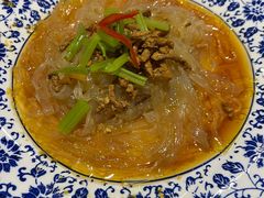 老豫菜的肉丝带底-松针蔡记蒸饺(花园路店)