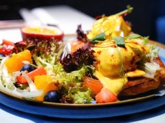 百香果烟熏三文鱼宾尼迪蛋-BE BRIGHT KITCHEN(正佳广场店)