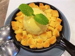 热烤苹果布丁配雪糕-港丽餐厅(正大店)